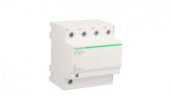 Ogranicznik przepięć Typ T2 3P+N/PE 20kA 1,5kV iPF20 A9L15693
