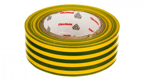 Taśma izolacyjna 128 0.15-19-10 PVC zółto-zielona 145808