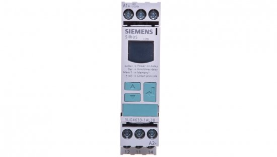 Przekaźnik kontroli napięcia 1P 17-275V AC/DC z wyświetlaczem LED 3UG4633-1AL30