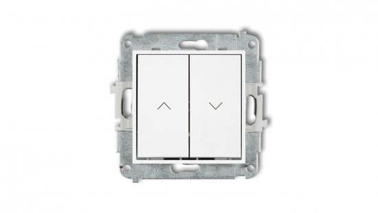 MINI Mechanizm łącznika zwierny żaluzjowego biały mat 25MWP-8