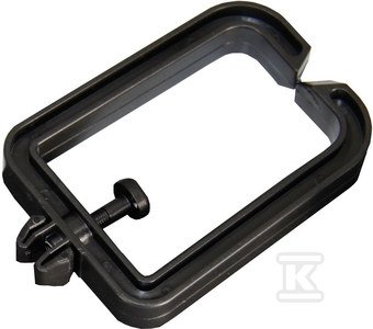 Haczyk kablowy plastikowy uniwersalny - czarny C 19-0039