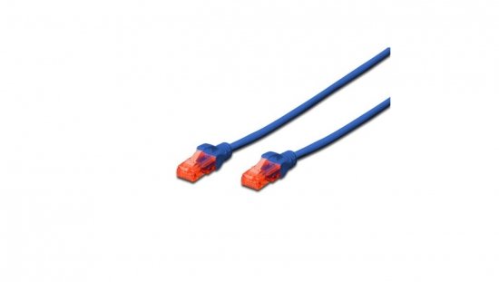 Kabel krosowy (Patch Cord) U/UTP kat.6 niebeski 1m DK-1612-010/B