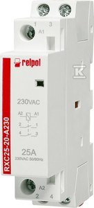 Stycznik instalacyjny 2NO, 25A, 230 VAC RXC25-20-A230