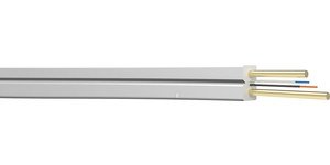 Kabel światłowodowy tcFTTH-2J SM 9/125 G.657A1, FRP, B2ca LSZH, biały (2km)