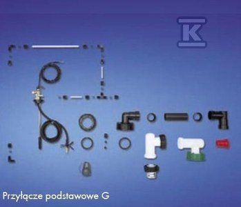 Przyłącze podstawowe G do zbiornika dwuściennego KWT 750L i 1000L