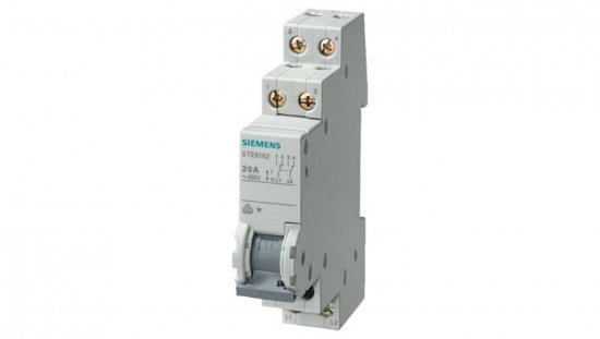 Przełącznik modułowy kontrolny 2-pozycyjny (I-II) 400V AC 20A 2CO 5TE8162