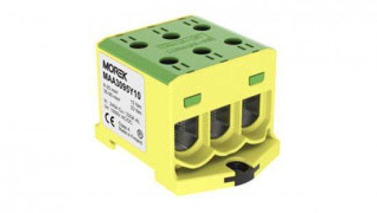 Złączka OTL95-3 kolor żółto-zielony 3xAl/Cu 6-95mm2 1000V Zacisk uniwersalny MAA3095Y10