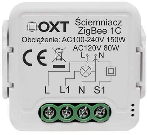 Moduł OXT mini ściemniacz 1 obwód ZigBee TUYA
