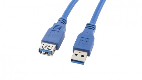 Przedłużacz USB 3.0 SuperSpeed niebieski 3m LANBERG CA-US3E-10CC-0030-B