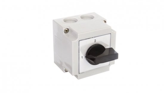 Łącznik krzywkowy 1-2 1P 10A w obudowie 4G10-54-PK R014 63-840347-011