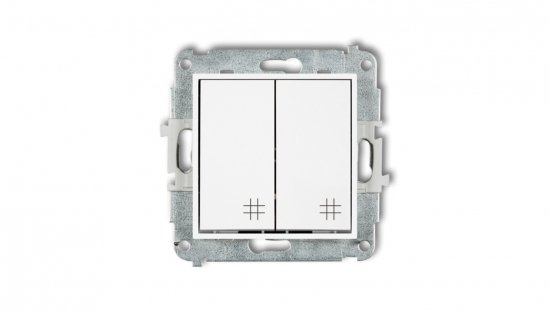 Mechanizm łącznika podwójnego krzyżowego biały MWP-66