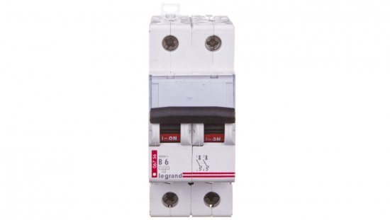Wyłącznik nadprądowy 2P B 6A 10kA AC S312 TX3 404109