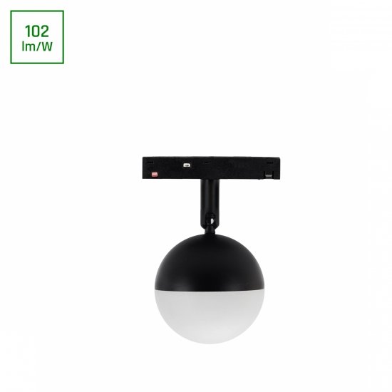 SYSTEM SHIFT BASIC - GLOBE OPRAWA KULA 90MM 10W 2700K CZARNY