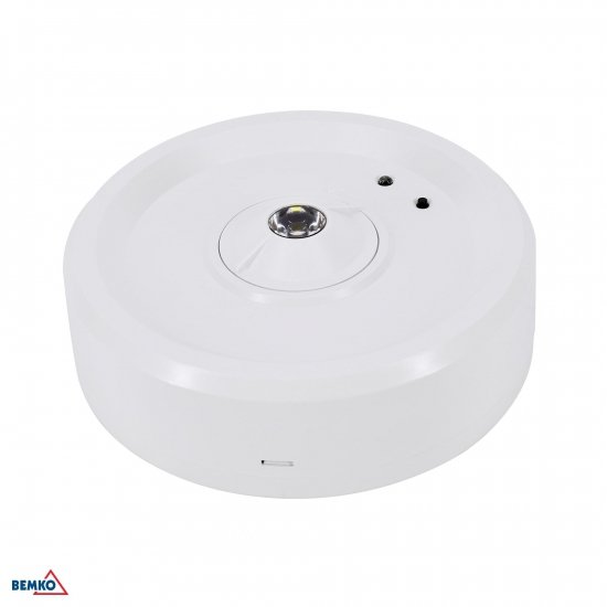 OPRAWA AWARYJNA SKALER OKRĄGŁA 3W OPTYKA SKUPIAJĄCA IP40 AUTOTEST 3H CNBOP