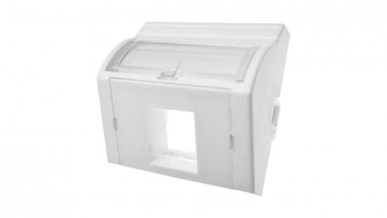 Adapter 45x45 1xRJ45 (wypukły kątowy) ALANTEC