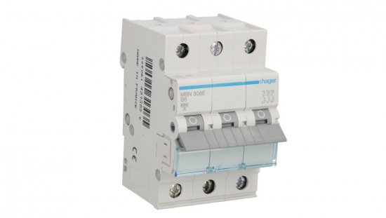 Wyłącznik nadprądowy 3P B 6A 6kA AC MBN306E