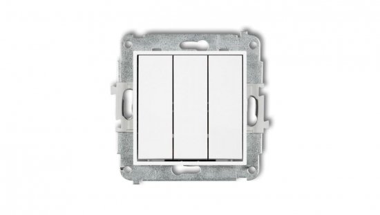 ICON Mechanizm łącznika potrójnego biały mat 25IWP-7