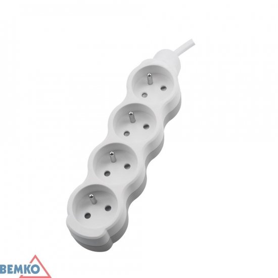 PRZEDŁUŻACZ NB 4X 2P+Z 1.5MM X 1.5M