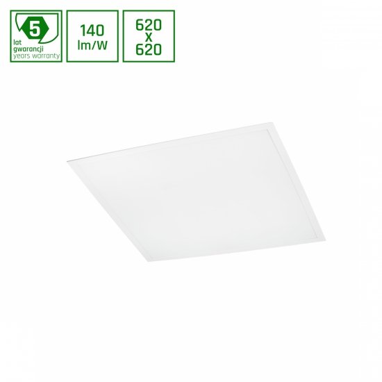 ALGINE PANEL BACKLIGHT 30W WW 230V 120st IP20      620x620x32 BIAŁY UGR&lt;19 5 lat gw.