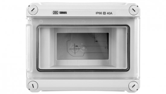 Rozdzielnica modułowa 1x5 natynkowa polistyrenowa IP66 SDB 05L PS 2008824