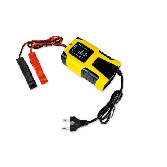 Prostownik automatyczny z LCD 6V 2A / 12V 4A COMPACT