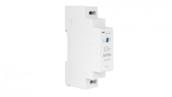 Zasilacz impulsowy montowany na szynie TH-35 (DIN) 15W 24V DC typ: ZTM-15/24 EXT10000280
