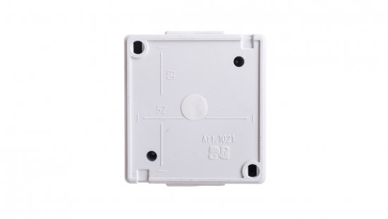 Hermes2 Gniazdo hermetyczne pojedyncze z/u z klapką dymną 16A IP44 białe 1021-01
