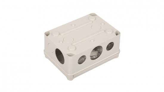 Puszka natynkowa LIGHT 162x116x76 6xM25 4xM40 IP66/67 szara EV-161