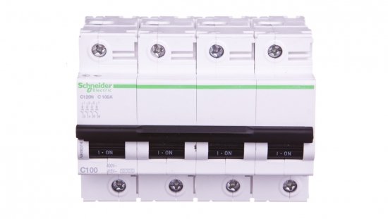 Wyłącznik nadprądowy 4P C 100A 10kA AC C120N A9N18374