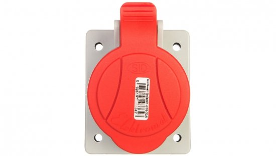Gniazda tablicowe skośne 5P 32A 400V czerwone GTS 32/5 IP-44 921825