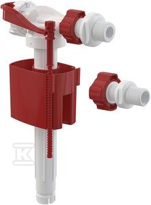Zawór napełniający boczno zasilany (zbiorniki ceramiczne) średnica gwintu 1/2&quot; i 3/8&quot; uniwersalny