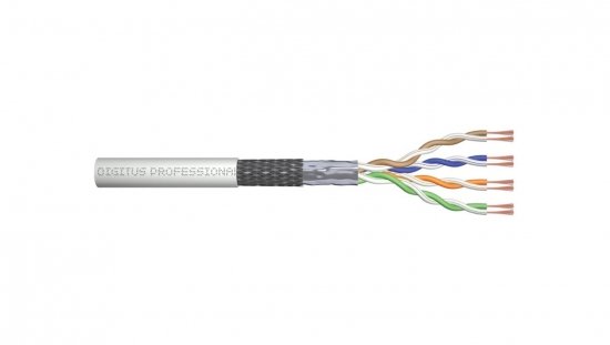 Kabel teleinformatyczny SF/UTP kat.5e 4x2xAWG26/7 linka Digitus DK-1531-P-305-1 /305m/