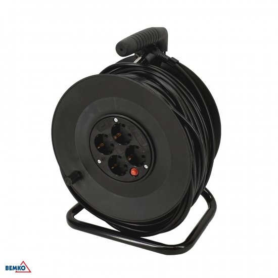 PRZEDŁUŻACZ BĘBNOWY SCHUKO 4 GN. + 0  50m 3x1,5mm2