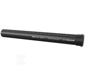 RURA PP-HT SITECH+ 110X1000 SANIT.CZARNA