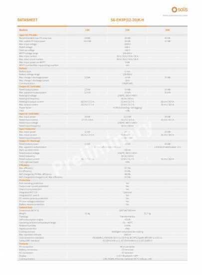 Solis S6-EH3P15K-H-EU 15 kW - falownik hybrydowy 3-fazowy HV
