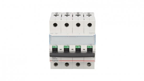 Wyłącznik nadprądowy 4P B 20A 6kA AC S304 TX3 403418