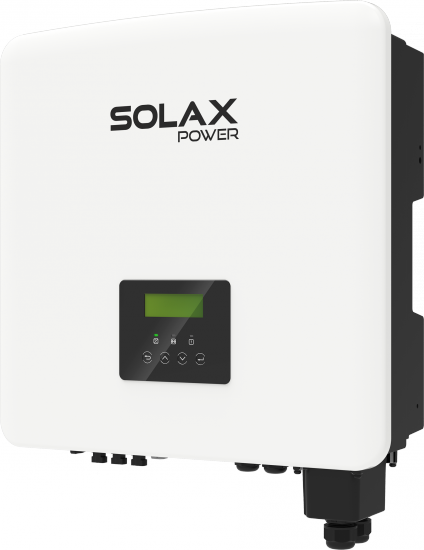 Falownik hybrydowy SOLAX X3-HYBRID-8.0 G4 maks. 8.8 KVA wyjście AC, 2 MPPT, w zestawie moduł komunikacyjny, wyłącznik DC i przekładniki CT, wejście 16A, kompatybilny z baterią Tripple Power
