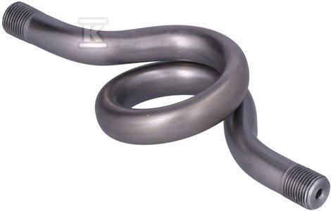 RURKA SYFONOWA SPIRALNA 2X G1/2  PN25