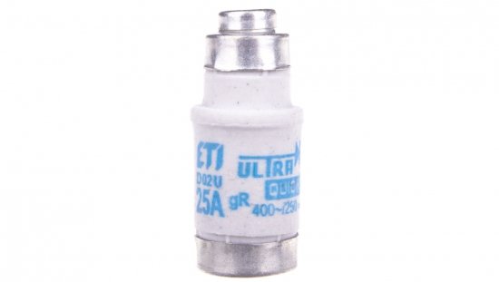 Wkładka bezpiecznikowa D02 25A gR 400V AC/250V DC D02UQ25A 004312002