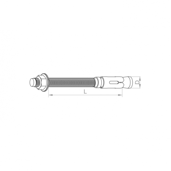 Śruba tulejowa rozporowa PSRO M8x75 804000