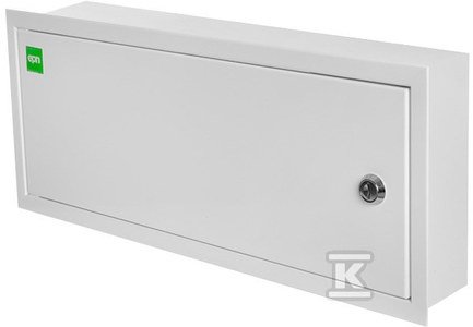 Rozdzielnica podtynkowa metalowa z zamkiem KRAFT 1x24 PE+N IP30