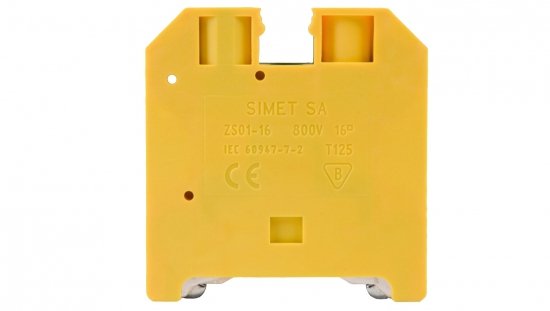 Złączka szynowa ochronna 16mm2 zielono-żółta ZSO1-16.0 14603319