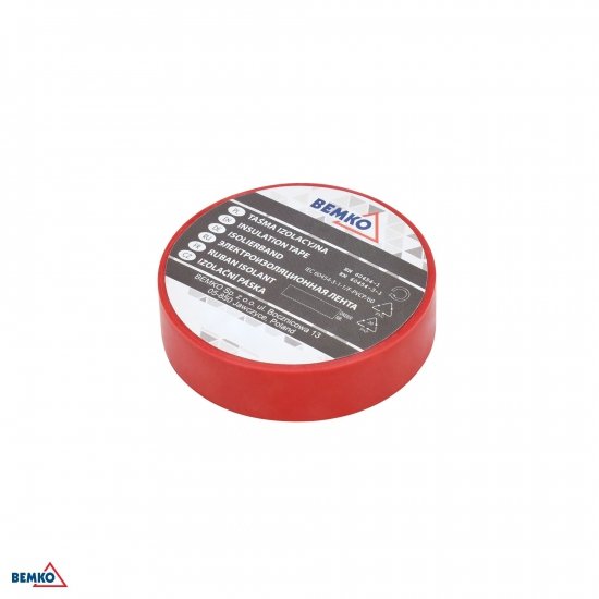 TAŚMA IZOLACYJNA 15x10m CZERWONA/RED