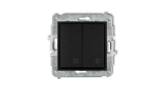 ICON Mechanizm łącznika podwójnego krzyżowego czarny mat 12IWP-66