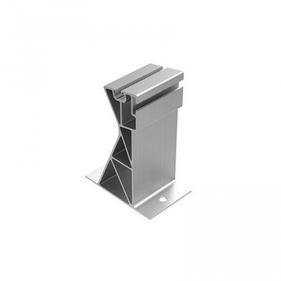 Uchwyt montażowy skrajny wysoki, aluminiowy - 11 stopni, 80mm (K-45-7-80)