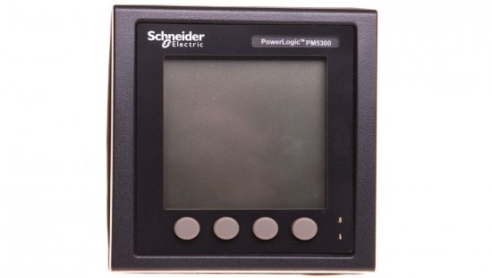 Miernik parametrów sieci (U, I, P, Q, f, PF, E) 5/1A przekładnik 100-415V AC Modbus tablicowy 96x96mm METSEPM5310