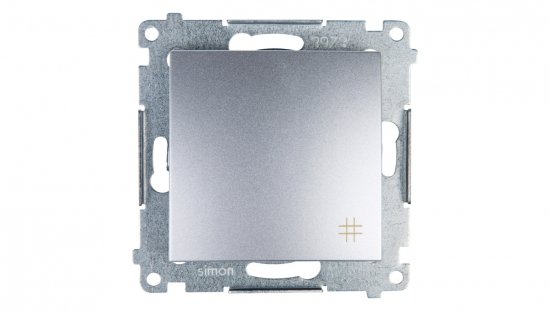 Simon 54 Łącznik krzyżowy, szybkozłącza, srebrny mat DW7.01/43