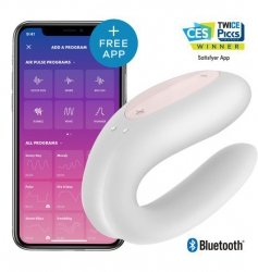 Satisfyer Double Joy White incl. Bluetooth and App