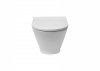 Roca Gap Miska WC podwieszana Rimless Round Compacto z deską wolnoopadającą SLIM (zestaw) A34H0N3000