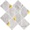 Stone Hills Grey Mosaic Glossy Rect 29,7x29,7